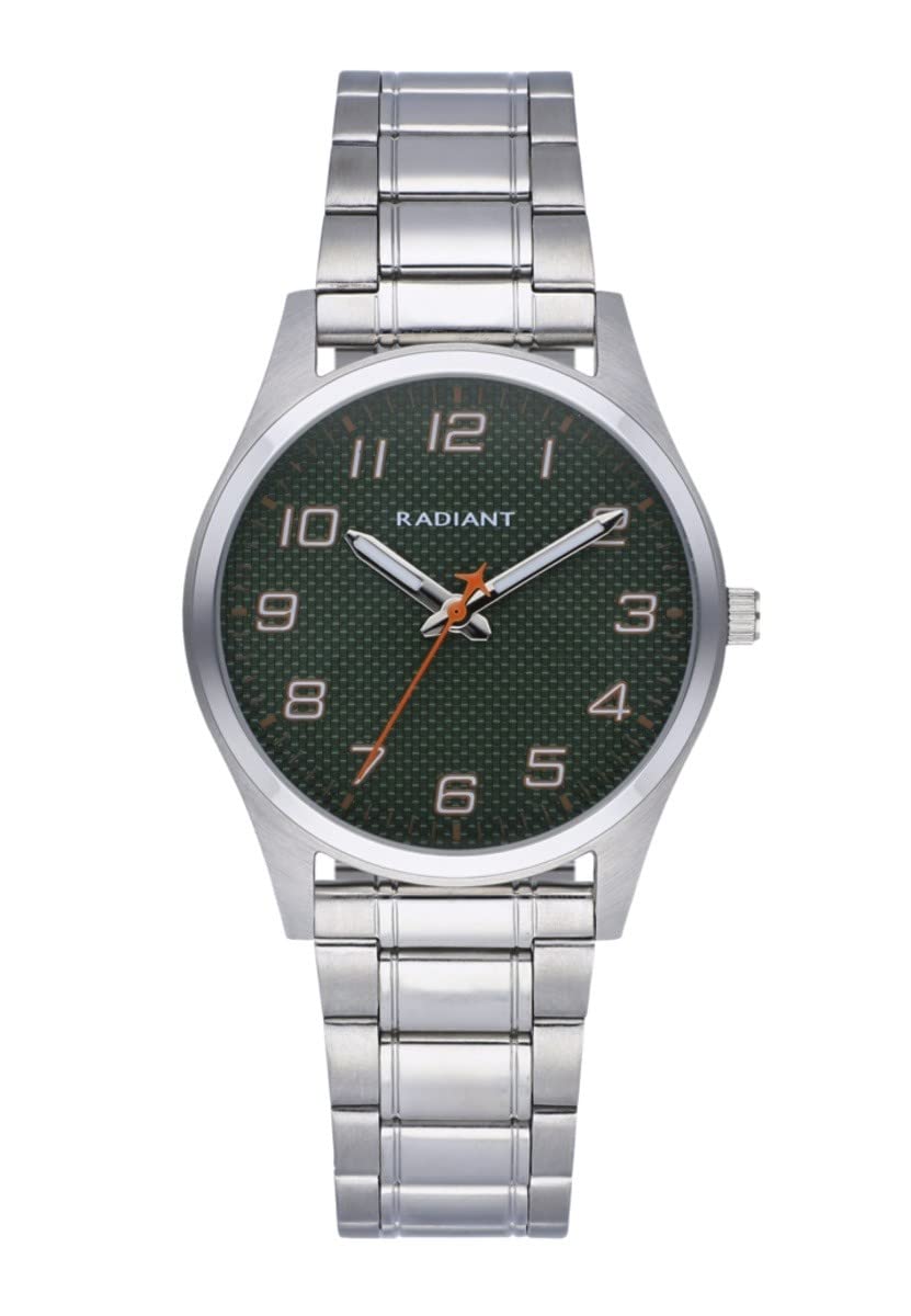 Radiant Carbon Childrens Analog Quartz Watch with Stainless Steel Bracelet RA560202