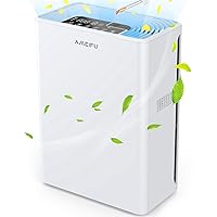 AMEIFU Air Purifiers for Home Large Room up to 1740sq.ft, H13 True Hepa Air Purifiers for Pets Hair, Dander, Smoke, Pollen, 3 Fan Speeds, 5 Timer Air Cleaner