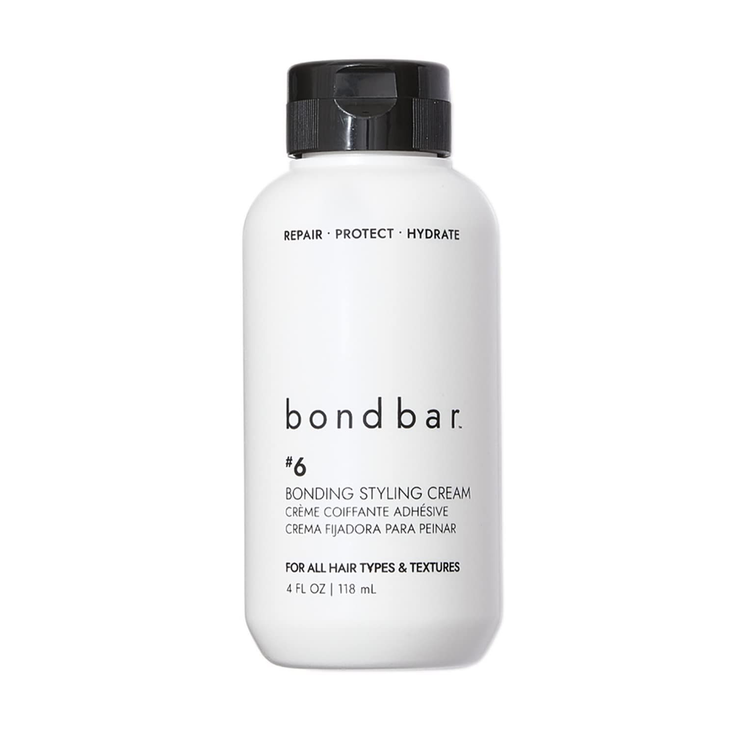 Bondbar Styling Cream for Damaged Hair, Smooths, Strengthens, Repairs all Hair Types & Textures, Vegan, Cruelty-Free, 4 Fl. Oz.