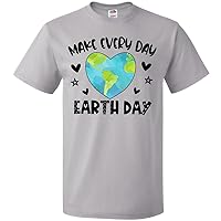 inktastic Make Every Day Earth Day with Hearts and Stars T-Shirt