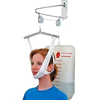 DMI Over the Door Posture Corrector and Cervical Neck Traction Device for Physical Therapy, FSA HSA Eligible Neck Stretcher, Back Stretcher, Neck Pain, Migraine Relief, Back Pain or Arthritis