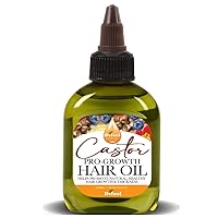 Difeel Essentials Pro-Growth Castor Hair Oil 2.5 oz. - Natural Castor Oil for Hair Growth made with 100% Natural Essential Oil