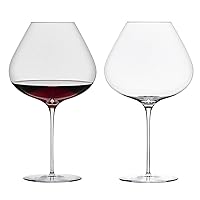 Sydonios 496865791216 Wine Glass, Red Wine, Burgundy, Handmade, 2.9 fl oz (860 ml), Pair Set of Racine Le Subtil
