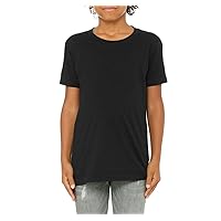 Youth Jersey Short Sleeve Tee 100% Combed Cotton T-Shirt Athletic Tee Crew Neck Tee for Boys