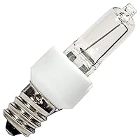 Satco S4482 Candelabra Bulb in Light Finish, 2.44 inches, Clear