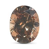 GIA Certified Natural Fancy Dark Brown (1pc) Loose Diamond - 0.93 Cts - 6.60x5.03x3.27 mm SI1 Clarity Oval Modified Brilliant
