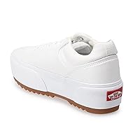 Vans Unisex Seldan Platform Lace up Style Canvas White