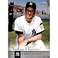 2004 UD Yankees Classics #63 Jerry Coleman MLB Baseball Trading Card