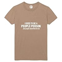 I Used to Be A People Person Printed T-Shirt