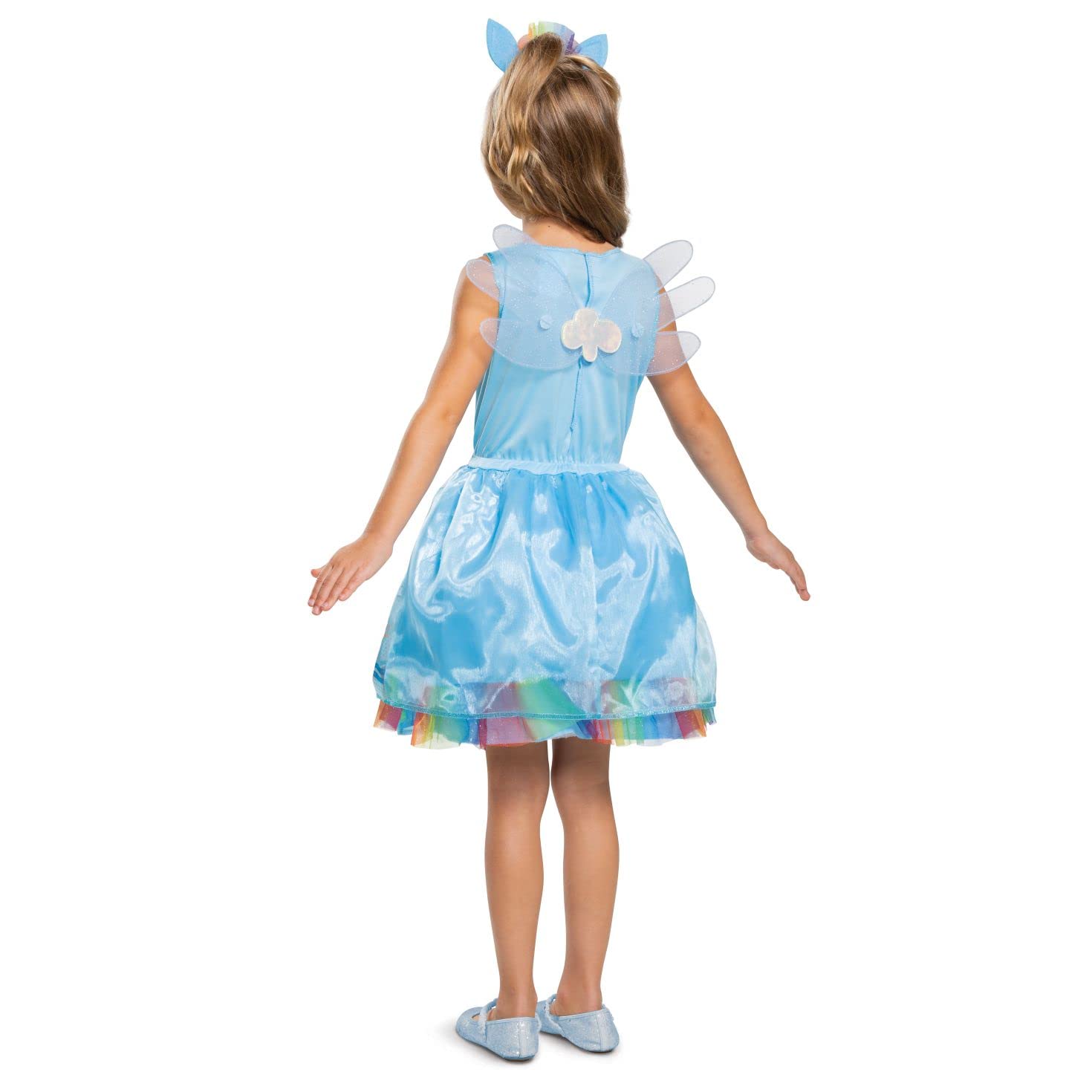 Rainbow Dash My Little Pony Costume for Girls, Children's Character Dress Outfit