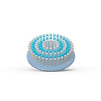 Replacement Sensitive Brush Head, Replacement Head (1 Head) – Sensitive Brush Replacement Head for the TAO Clean Electric Face Cleansing Brush and Cleaning Station, White/Blue