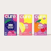 Cure Hydration - Kids Electrolyte Drink Mix | Plant-Based Pediatrician Formulated Rehydration Powder | No Added Sugar, Non-GMO, Gluten-Free | Pink Lemonade, Mixed Berry, Fruit Punch - Bundle