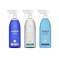 Natural Surface Cleaning Spray - 28oz Variety Pack - (Shower Cleaner, Glass + Surface Cleaner, Tub + Tile Cleaner)