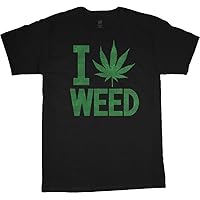 Pot Leaf 420 Cannabis Funny Weed T-Shirt Mens Graphic Tees