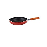 Pan Frying Pan Frying Pan, Wok, Induction Bottom Aluminum Nonstick Pan and Frying Pan - (10 Inch) Dishwasher Safe Oven Safe,red (Size : 10 Inch)