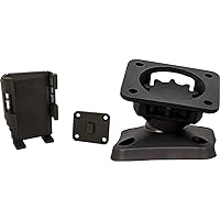 Panavise PortaGrip Phone Holder with AMPS Adapter Plate and AMPS Tipper with Adjustment Wheel, Black