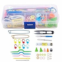 Knitting Tools Kit Crochet Needle Hook Accessories DIY Knitting Supplies With Case Accessories Supplies Set With Case Box Knit Kit Lots