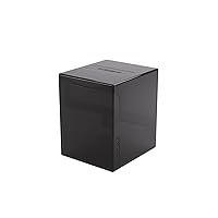 Gamegenic Bastion 100+ XL Deck Box - Compact, Secure, and Perfectly Organized for Your Trading Cards! Safely Protects 100+ Double-Sleeved Cards, Black Color, Made