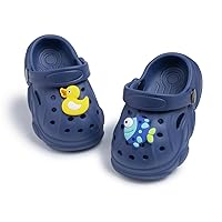 Toddler Cute Garden Clogs Boys Girls Slip On Shoes Summer Lightweight Outdoor Slides Sandals Infant Children Beach Pool Shoes (Toddler/Little Kids)