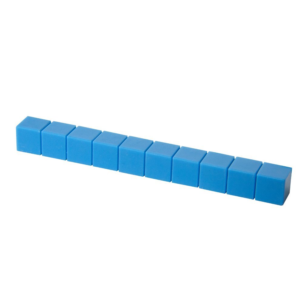 hand2mind 1610 Blocks, Blue Plastic Base Ten Blocks, Place Value Manipulatives, Base 10 Blocks, Counting Manipulatives, Math Manipulatives First Grade, Math Blocks, Place Value Blocks, Base 10 Math