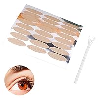 Eyelid Tape, Eyelid Lifter Strips with Tweezers, Invisible Water Proof Double Eyelid Tape, Instant Eye Lift Without Surgery, Perfect for Hooded, Droopy, Uneven, Mono-eyelids(240 Pcs)