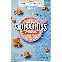 Swiss Miss No Sugar Added Hot Cocoa Mix, Milk Chocolate, 60 Count Envelopes, 0.73 oz each Packets, New Recipe Makes a Larger 8oz Mug of Cocoa