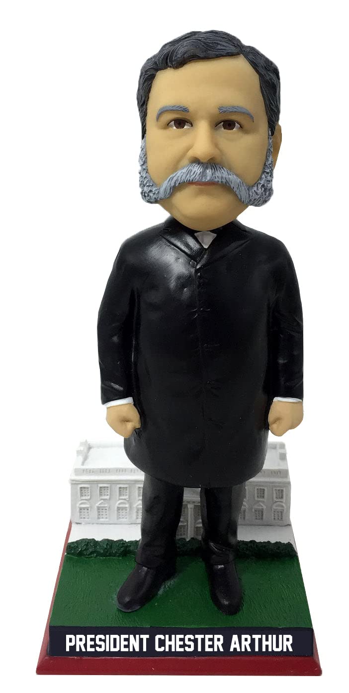 Chester Arthur White House Base President Bobblehead Numbered to 1,881