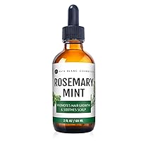 Kate Blanc Cosmetics Rosemary Mint Oil for Hair Growth & Itchy Scalp (2oz) Formulated with Rosemary Oil & Peppermint Oil to Nourish Dry Scalps & Split Ends