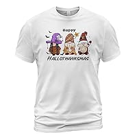 Happy Hallothanksmas Gnomes Shirt, Happy Hallothanksmas Shirt, Thanksgiving Shirts For Women, Gnome Halloween Shirt Tshirt, Tank Top, V-Neck, Long Sleeve, Sweatshirt, Hoodie Multicolor