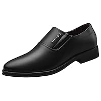 Office Shoes for Men Dress Shoes Handmade Leather Modern Slip on Loafers Formal Business Shoes Driving Shoes