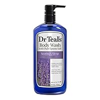 Pure Epsom Salt Body Wash Soother & Moisturize With Lavender 24 Ounce