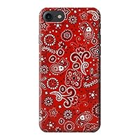 R3354 Red Classic Bandana Case Cover for iPhone 7, iPhone 8, iPhone SE (2020)