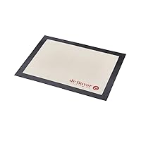 de Buyer Silicone Baking Mat - 15.55” x 11.81” - Perfect for Bread, Tarts, Croissants & Choux Paste - Nonstick & Easy to Clean