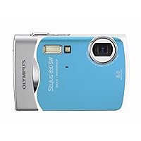 OM SYSTEM OLYMPUS Stylus 850SW 8MP Digital Camera with 3x Optical Zoom (Blue)