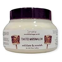 Toasted Marshmallow Emulsified Sugar Scrub, 8 oz. | Exfoliating Body Scrub | Sinarie Soaps & Skin Care