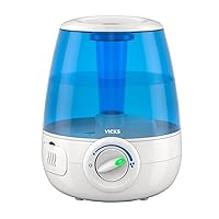 Filter-Free Ultrasonic Humidifier. #1 Brand Recommended by Pediatricians*. 1.2 Gal Ultrasonic cool mist humidifier for medium to large Bedrooms, Kids Rooms, and More. Use with Vicks VapoPads.