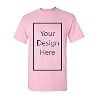 Add Your Own and Text Design Custom Personalized Adult T-Shirt Tee