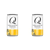 Q Mixers Tonic Water, Premium Cocktail Mixer, 7.5 oz (12 Cans) (Pack of 2)