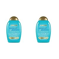 OGX Extra Strength Hydrate & Repair + Argan Oil of Morocco Conditioner for Dry, Damaged Hair, Cold-Pressed Argan Oil to Moisturize Hair, Paraben-Free, Sulfate-Free Surfactants, 13 Fl Oz (Pack of 2)