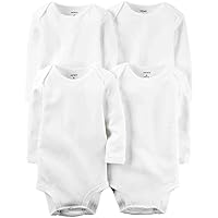 Carter's baby-boys White Multi-pk Bodysuits 126g388