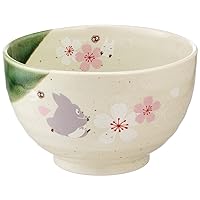 My Neighbor Totoro - Sakura/Cherry Blossom, Skater Traditional Japanese Porcelain Dish Series - Small Rice Bowl