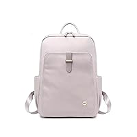 Womens Backpack Purse 15.6 Inch Laptop Vintage Travel Large Business Shoulder Bag Business Work Handbag (Pink)