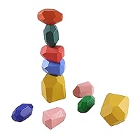 Curious Minds Busy Bags Natural Wooden Blocks - Balancing Stacking Building Toy - Learning Activity Wood Toy