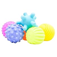 Brain Boost Bundle: Sensory Balls, Clutch Ball with Rattle, and Face Cards for Babies' Development