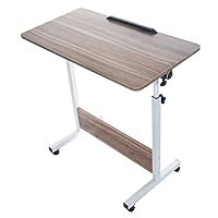 Toxz Household Office Desk Computer Task Table,Adjustable Height and Fold,Locking Casters,80CM 40CM,with Installation Tool(Ship from US!)