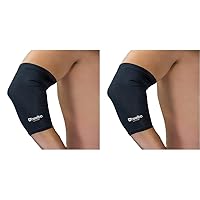 Elbow Sleeve and Elbow Compression Sleeve with Copper Infused Fibers and Breathable Fabric for Tendonitis,Golfers Weight Lifting,Tennis Elbow or Arthritis for Men and Women,Black,Extra Large