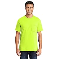 Port & Company - Core Blend Pocket Tee XL Safety Green