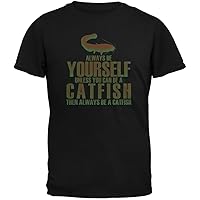 Be Yourself Catfish Black Youth T-Shirt