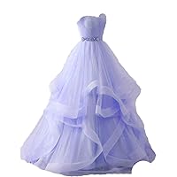 Ruffles Prom Dresses 2020 Sweetheart Wedding Ball Gown