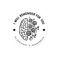 Sticker Decal Novelty Alzheimer's Awareness Presenile Dementias Senile Support Brain Stickers for Laptop Car 3